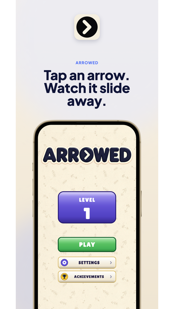 Arrowed — start screen