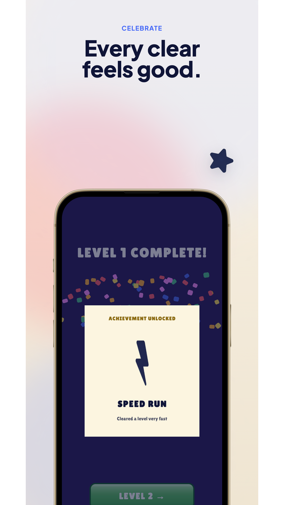 Arrowed — level complete